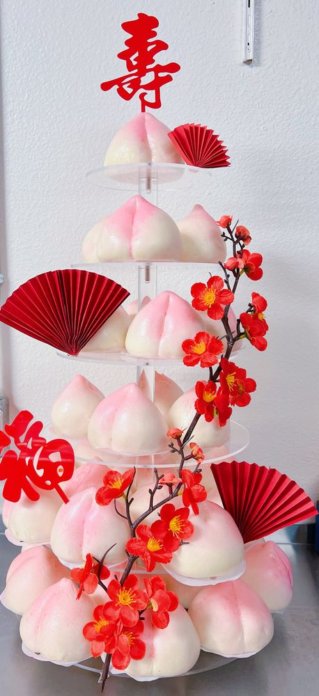 Longevity peach buns